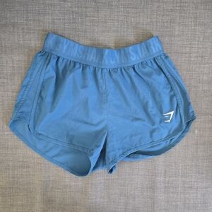Gymshark Women's Athletic Blue Shorts